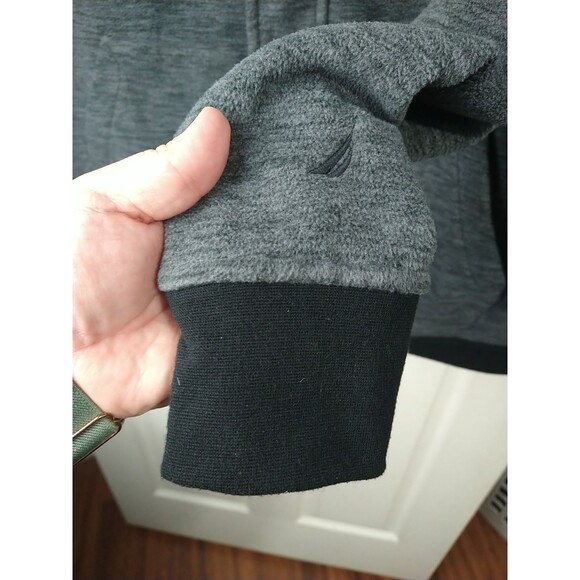 Nautica Men's M Slim Fit Hoodie Full Zip/Snap Close LS Pocket Jacket - Picture 6 of 8